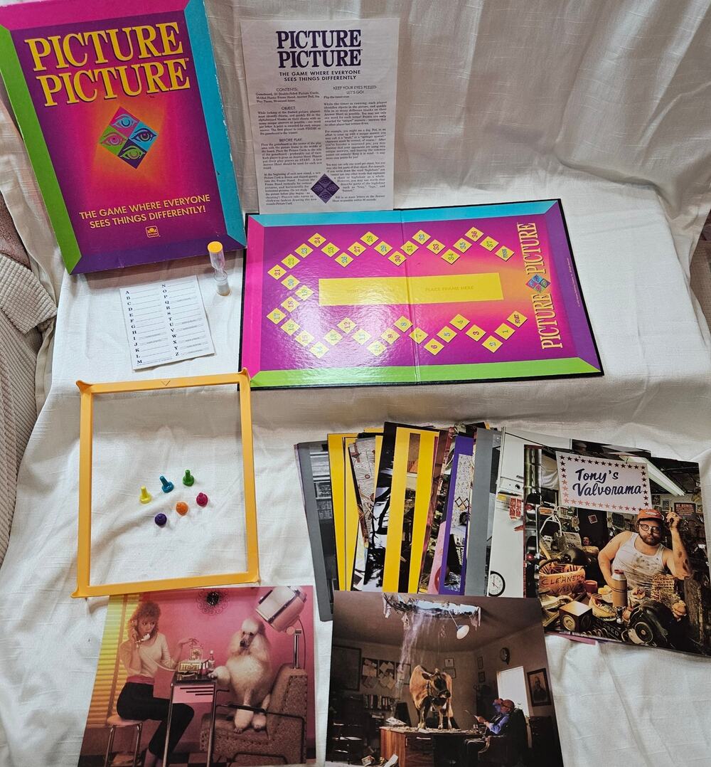 Vintage 1992 Picture Picture Board Game by Golden- Complete Game